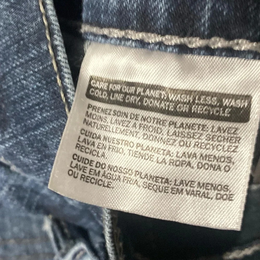 Levis 505 Jeans Men's 40x32 Blue Jeans‎ Straight Leg 100% Cotton Hemmed